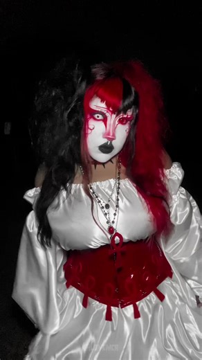 Stunning Red and Black Gothic Transformation