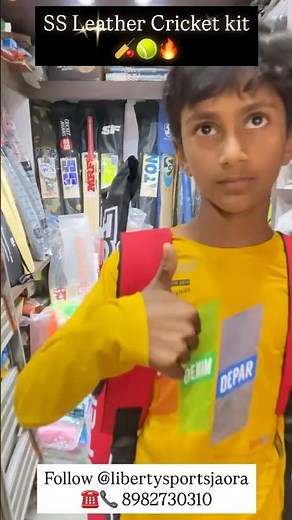 SS Cricket Kit Unboxing | Full Kit Ready for Young Cricketers | Thumbs Up Review! #shorts #sscricket