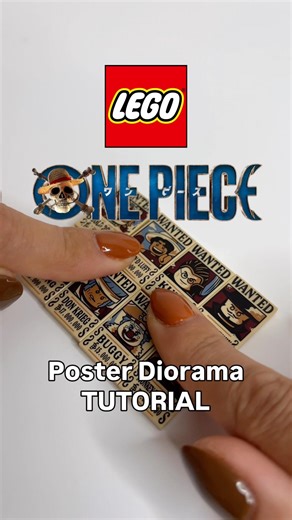 How to build a LEGO One Piece Diorama MOC Tutorial 🏴‍☠️ #legoonepiece #onepiecenetflix