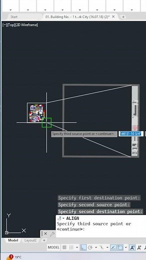 AutoCAD AL Command/Fast Object Alignment