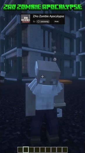 Minecraft Zombie Apocalypse Mods! #1 #shorts #minecraft