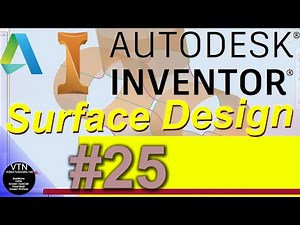 AutoDesk INVENTOR Surface Design 25 ( Loft Conditions )