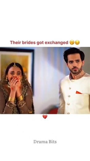 brides got exchanged 🤭💔 #drama #twins #shorts #dramabits