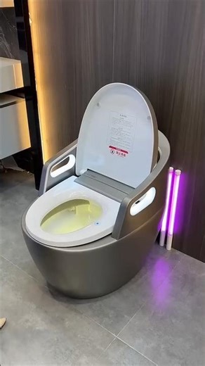Smart Toilet with LED Light & Auto Seat #multifunctional #toilet #seat #shortsfeed