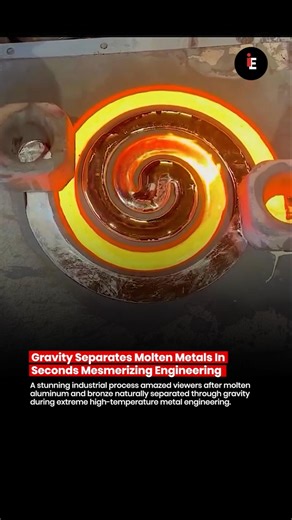 🚨 Gravity Separates Molten Metals In Seconds 😳 Mesmerizing Engineering