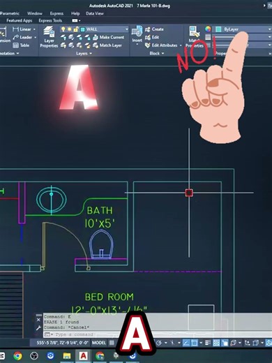 AutoCAD Hack 🚀 Automatic Windows in Seconds | #autocad #skills