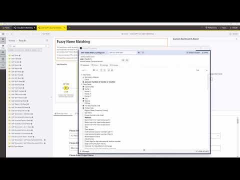 Find Duplicate SAP Master Data Using Fuzzy Matching Workflows with KNIME and DVW Analytics