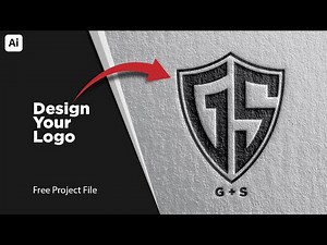 ✅ Create a Stunning G+S Monogram Logo in Illustrator – Beginner Tutorial + 🎁 Free Project File