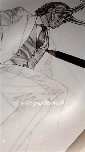 Loki sketch ✨| Marvel art #lokilaufeyson #marvelart #drawing #lokimaleon #art