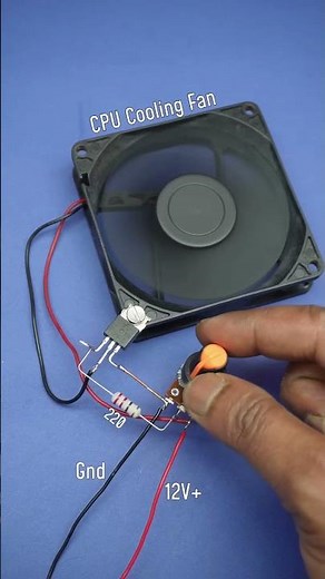 Control Your Fan Speed! 🌬️ DIY Controller #diyproject #electronics #HandmadeTech
