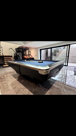 🎤 You only get one shot, one opportunity… So we made it count 💥 Today’s install in Wolverhampton 📍 Riley Ray 8ft American Pool Table Sleek black frame 🖤 Marine Blue cloth 💙 Built for big breaks, smooth rolls and serious game nights 🎯 These tables are a massive hit in 2026 and it’s easy to see why… Modern look, tournament feel, and pure Riley quality 😮‍🔥 Another perfect install, another happy customer ✔️ #pooltable #gamesroom #mancave #sport #fyp