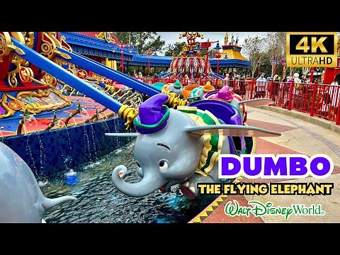 Dumbo the Flying Elephant Full Ride 4K POV Walt Disney’s Magic Kingdom
