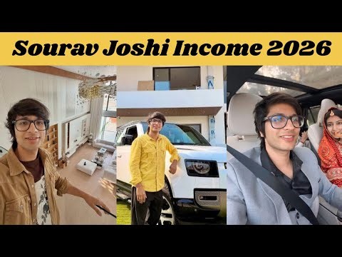 Sourav Joshi's Secret Net Worth 2026 😱 | Luxury Cars & New Mansion Exposed