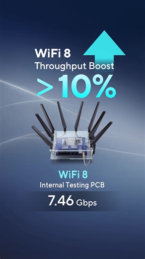 🤔🛜 What does WiFi 8 really look like? ASUS captured it with the world’s first real-world throughput demo. 👀 ⚡ Next-gen speeds. Explore #WiFi8: https://asus.click/wifi8 #networking