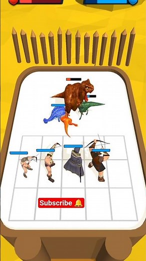 Epic Dinosaur vs Hunters Battle | Strategy Game Level Fight | Crazy Dino Attack Gameplay #gaming