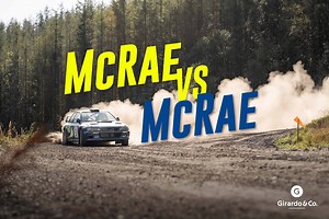 McRae Vs McRae is LIVE! @alister_mcrae and Jimmy McRae settle a score with #P8WRC in the Welsh forest. . . . #mcraevsmcrae #girardoandco #subaru #p8wrc #wales #rally #rallycar #jimmymcrae #alistermcrae #wrc #impreza #22B #rallyvideo #girardoandcovideo #subie #subienation #subielife #worldrallycar #worldrally #worldrallychampionship #rallyworld #carvideo #drivetastefully #automotive #automotivephotography | Girardo & Co