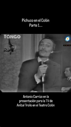 Tango Milonga Argentina | Aníbal Pichuco Troilo en el Colón. Primera parte. Presentado por Antonio Carrizo para la TV. El día 21 de julio de 1972. #tango #argentina... | Instagram