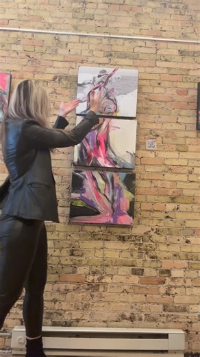 Natalja Yatsuk on Instagram: "Hey friends, there are a couple more weeks left before I move my art collection from Spectrum Salon. I’m so excited to install an edited collection with new pieces because the previous two pieces were sold! My final sell is coming up, so please stop by to visit me and see my collection on sale. #art #artist #milwaukeeart #artwork #mkeart"