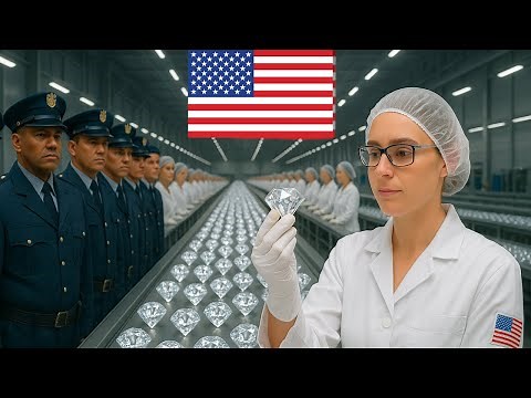 Inside the Factory That Produces Millions of Diamonds Worth Billions of Dollars in the United States