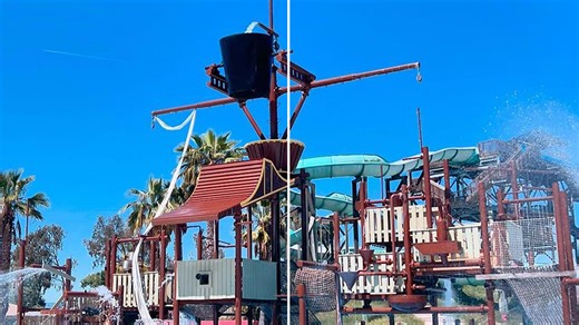 California's biggest waterpark reopens with 'endless river' & 'intense' slides