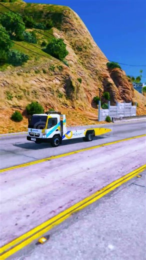 Mod Fuso Canter Towing Jasa Marga GTA 5