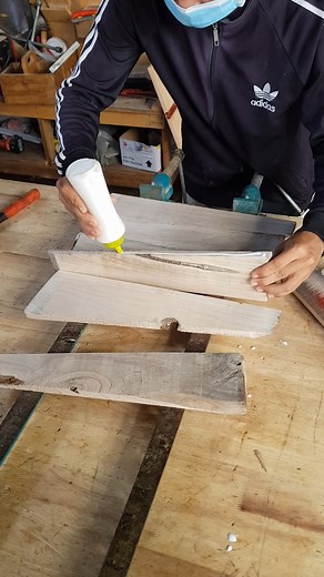 8.5K views · 41 reactions | Assemble the board with glue #woodworking #wood #handmade #woodworker #woodwork #diy #design #interiordesign #woodart #art #homedecor #furniture #wooddesign #carpentry #woodcraft #woodshop #woodcarving #carpenter #handcrafted #woodturning #maker #furnituredesign #interior #custom #woodworkersofinstagram #decor #home #tools #assembled #glue | Woodworking Tools | Facebook