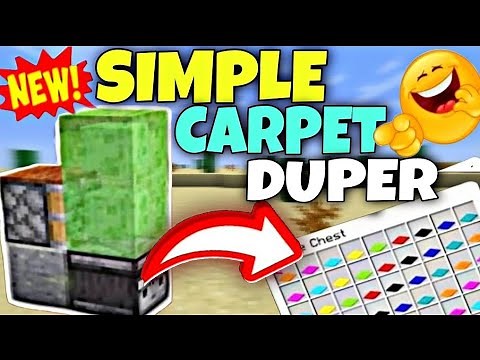 Minecraft 1.20 : WORKING SIMPLE {CARPET DUPER Glitch Farm} || Tutorial Java/Bedrock/Xbox/Window10