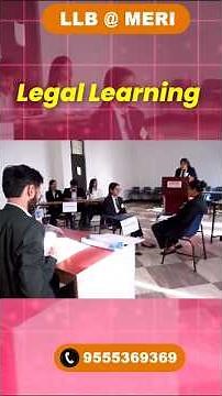 3 Year LL.B Course | Best Law College in Delhi NCR | MERI Professional and Law Institute