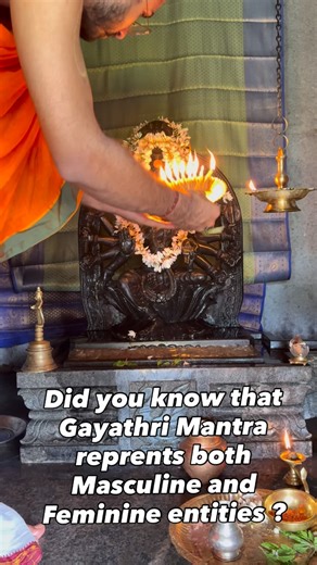 The Mystery of Gayatri — Beyond Gender, the Essence of Light The name “Gayatri” carries layers of profound meaning — it is both a metre (chandas) and a mantra, both a sound vibration and a goddess. In the Vedic vision, Gayatri first appears as a metre — a pattern of 24 syllables through which the wisdom of the Ṛṣis is expressed. Each Vedic metre, or chandas, has a presiding deity, known as Chandas Devata, and the Gayatri metre is said to be illuminated by Savita, the Solar principle. Hence, in i