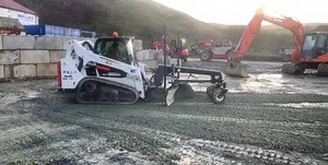 4.3K views · 48 reactions | Bobcat skid steer with laser guided grader attachment  The one stop hire shop for operated and self drive equipment. | Mellex Group Ltd | Facebook