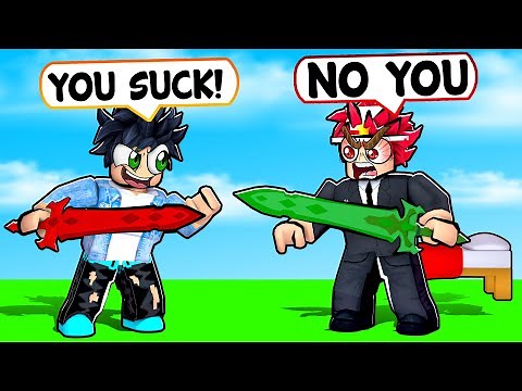 I Met A TOXIC PLAYER and I 1v1'd Him... (Roblox Bedwars)