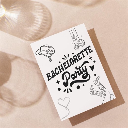 Cowgirl Bachelorette Coloring Pages | Last Rodeo Bachelorette Party Activity | Western Bachelorette Printable | Instant Download - Etsy Australia