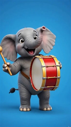 Elephant Song for Kids Jungle Parade Animal March Nursery Rhyme