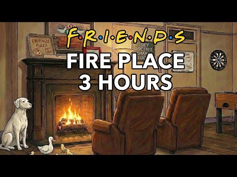 Friends Fire Place Joey's & Chandler Apartment