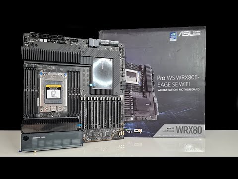 Asus WS WRX80E - SAGE SE Wifi Overview and Unboxing