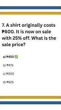 LET 2025 Mathematics Gen Ed Reviewer Part 1 (2 of 2) | Sample Q&A