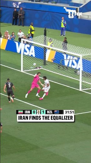 IRAN SCORES ITS FIRST GOAL OF THE 2026 FIFA WORLD CUP! 🇮🇷