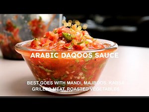 HOW TO MAKE DAQOOS | DAKUS RECIPE| TOMATO SAUCE FOR ARABIC MAJBOOS, MANDI, KABSA | DAKKOUS دقوس