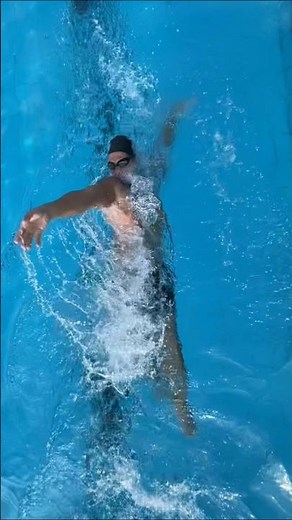 Backstroke Swim Full Technique – High Angle Analysis
