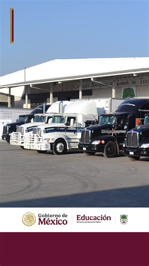 La meta está alcanzada: los libros de texto gratuitos llegaron a su destino. Un paso más para que la educación siga creciendo para todos y todas. 🚛📚 | Conaliteg SEP