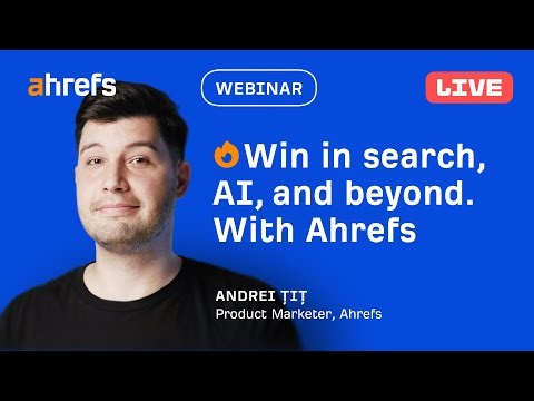 Win in search, AI, and beyond. With Ahrefs