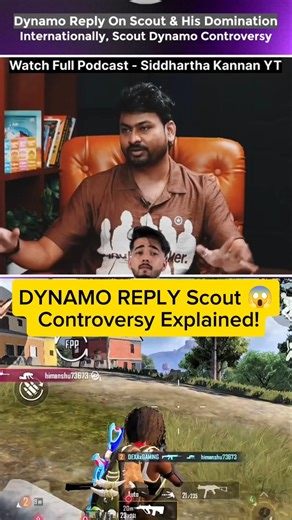 DYNAMO vs SCOUT ⚡ REAL OUT! #dynamo #scout #dynamogaming #scoutop #bgmi #pubgmobile #indiangaming