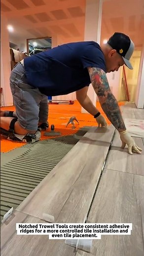 Notched Trowel Tools for Even Adhesive Ridges and Level Tile Installation