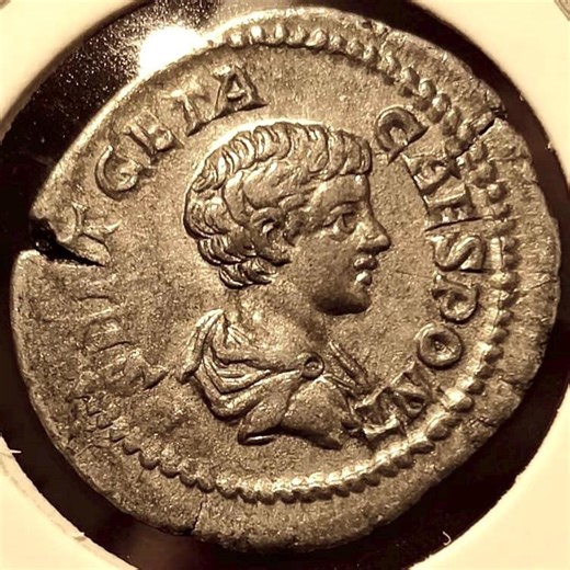 Ancient Roman Silver Denarius – Geta Portrait Coin, 200-202 AD - Etsy