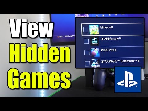 How to VIEW your HIDDEN GAMES on PS4 if Not in LIBRARY (Best Method)