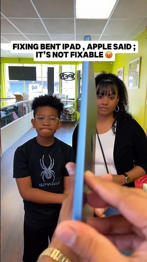 Apple Couldn’t REPAIR His iPad 😱 #shorts #moneytalkswireless #apple #fyp