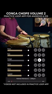 Working on a little Papo Pepín inspired variation with Vol. 2 of our Practice Loops App! • Download the App here: Myxstem.com/CongaChops-Vol-2 • Estudiando unas variaciones inspirado en el maestro Papo Pepín con el Vol.2 de nuestra App de Pistas! • Descarga la App aquí: Myxstem.com/CongaChops-Vol-2 | Conga Chops - Paulo Stagnaro