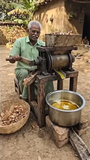 Coconut Oil Extraction Machine #Season2 #anbudannatarajan #love #agriculture #lifeisbutadream