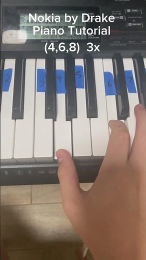 Nokia by Drake Piano Tutorial
