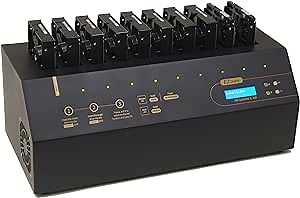 Amazon.com: EZ Dupe 1 to 9 SATA Hard Drive Duplicator - 3.5" & 2.5" HDD SSD HD Cyclone II 300 Open Platform Cloner & DOD Eraser 18GB/Min (Daisy-chainable to 25 Units) : Electronics